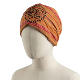 6x Nomad Sari - Hippie-Stirnband – Blockdruck, verschiedene Designs – (56 x 25 cm), Einheitsgröße