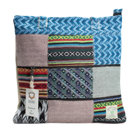 Patchwork-Tragetasche Kathmandu - Dhaka-Design (37x38cm)
