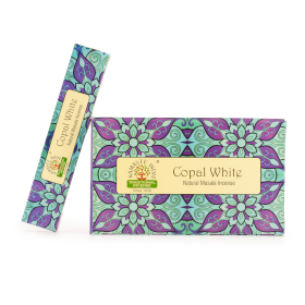 12x Namaste Mandala Masala Räucherstäbchen - Copalweiß