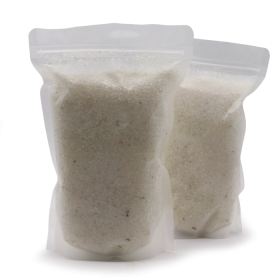 3x Hafer-Honig-Badesalz mit Bittersalz – Feuchtigkeitsspendende Spa-Mischung, 800 g -Ohne Etikett