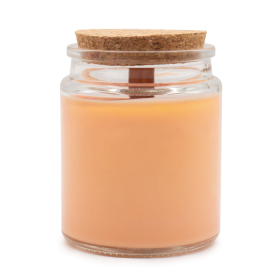 6x Woodwick-Sojakerze ohne Etikett - Waldflair