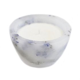 Verzauberte Kerzen - Große Schale - Lavendel