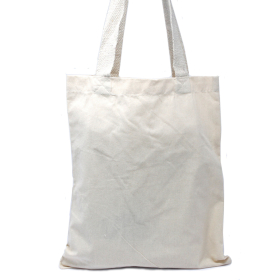 10x Mittlere Baumwolltasche - Format 35x30cm - naturfarbe