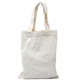 20x Kleine Baumwolltasche - Format 25x20cm  - naturfarbe