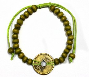 5x Feng-Shui-Armbänder grün