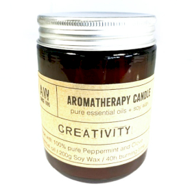 Aromatherapie Sojakerze 200g - Kreativität