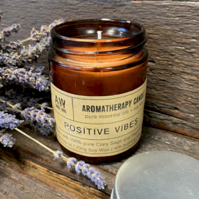Aromatherapie Sojakerze 200g - Positive Schwingungen