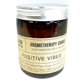 Aromatherapie Sojakerze 200g - Positive Schwingungen