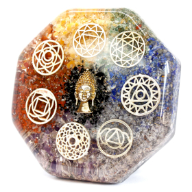 Tisch Orgonit Powerpakete - Buddha Chakra - gr.