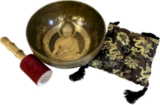 1x Brass Golden Buddha - Special S\'Bowl Set