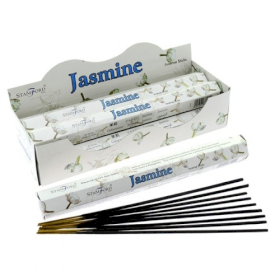 6x Jasmin Stamford Premium Hex Räucherstäbchen