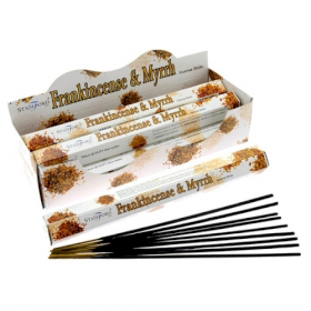 6x FrankStamford Räucherstäbchen & Myrrhe Premium Stamford Räucherstäbchen