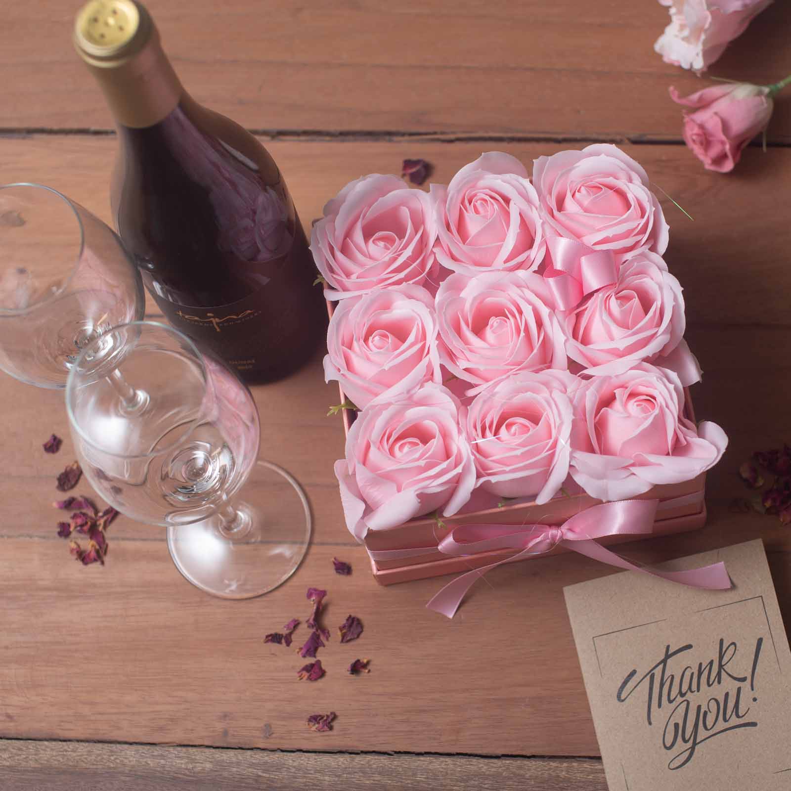 Seifenblumen-Geschenk-Blumensträuße