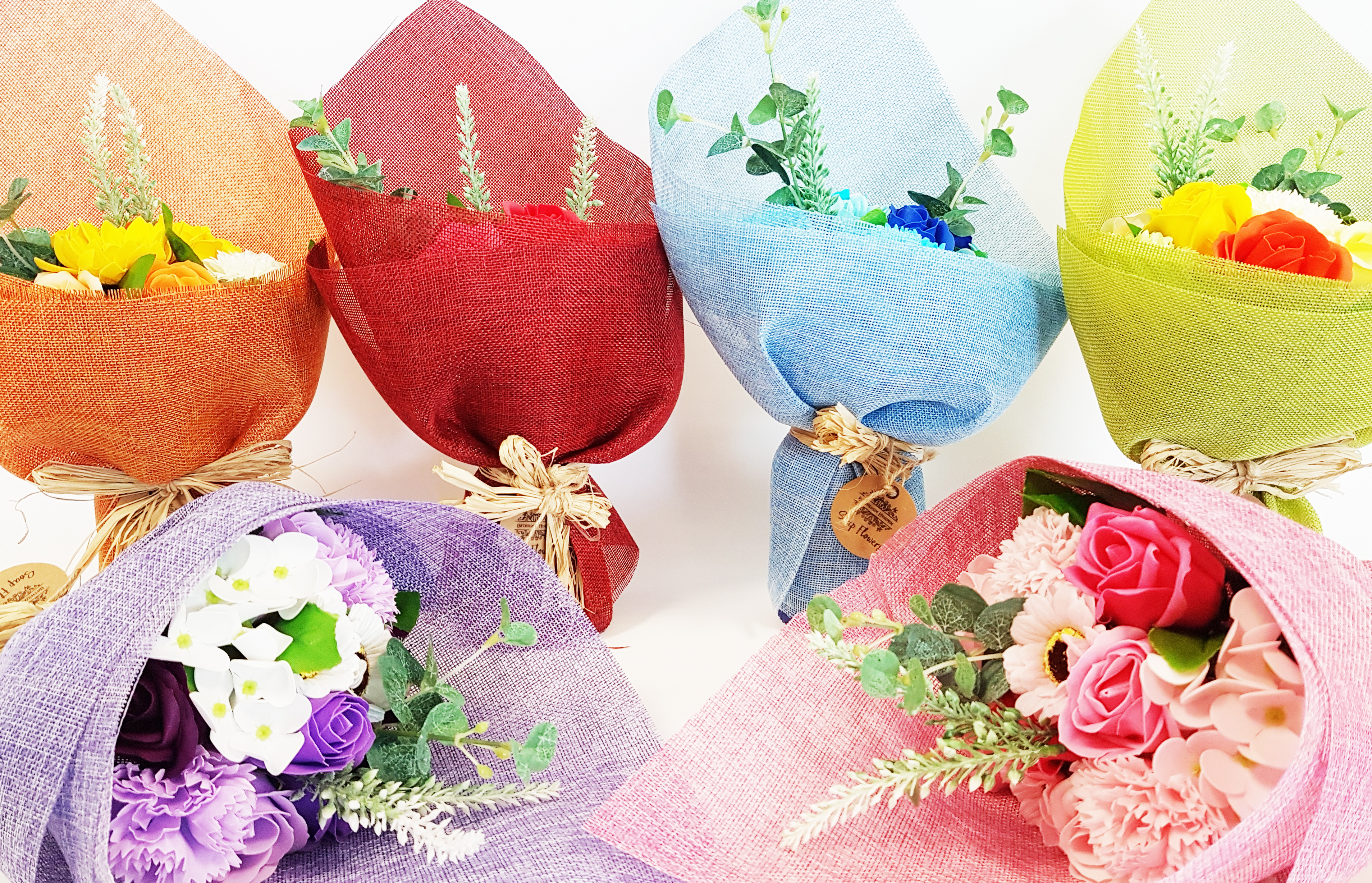 Großhandel Seifenblumenbouquets