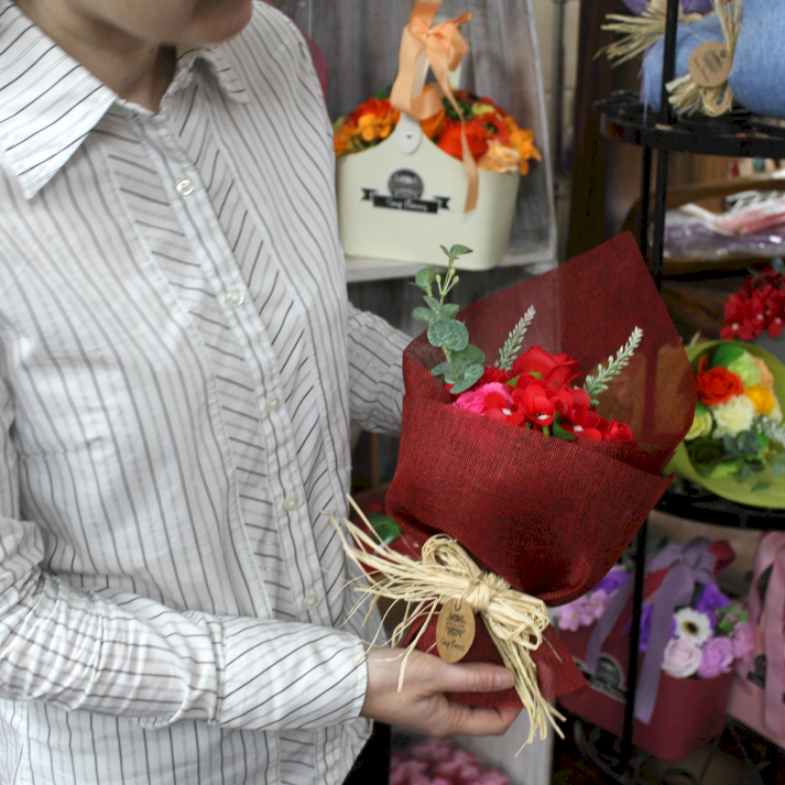Großhandel Seifenblumenbouquets