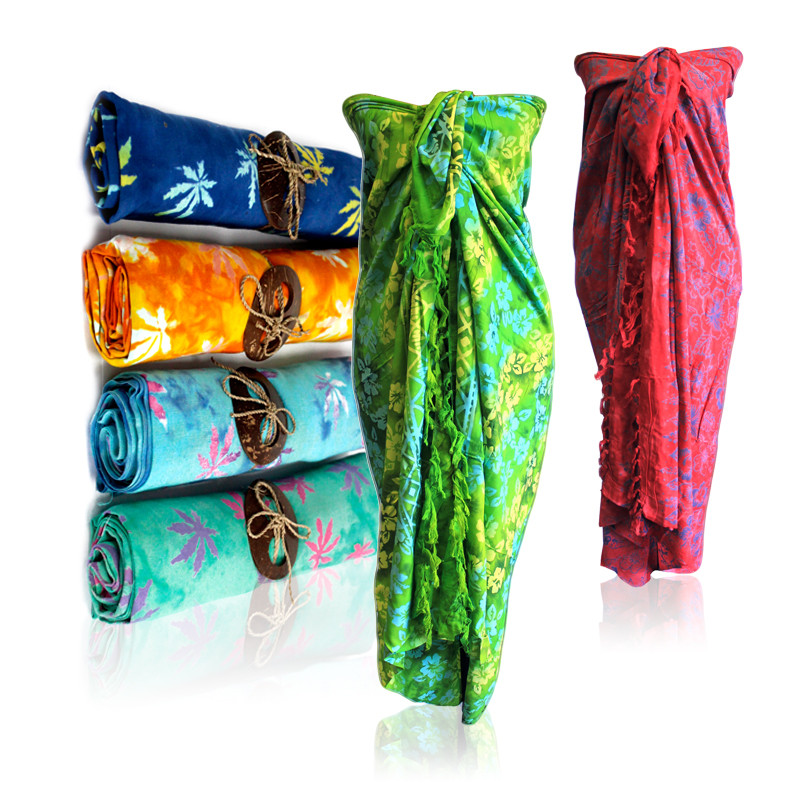 Großhandel Handbedruckte Bali sarongs